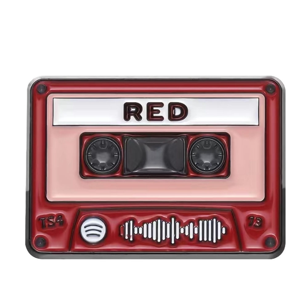 Red Pin + Stickers Taylor Swift